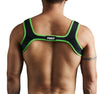 Warrior Neoprene Harness Neon Green