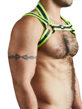 Titan Neoprene Adjustable Snap Harness Neon Green