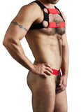 Helios Nylon Harness and Jock Enhancer Combo Red