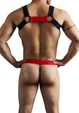 Helios Nylon Harness and Jock Enhancer Combo Red