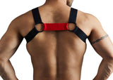 Helios Nylon Stretch Harness Red