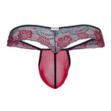 Lace-Mesh Thongs