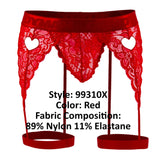 Lace Garter Thongs