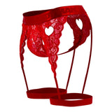 Lace Garter Thongs