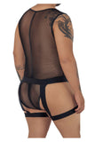 Mesh Garter Bodysuit