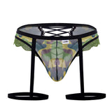 Garter Camo Thongs