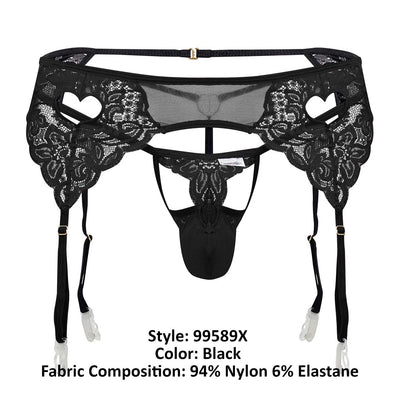 Lace Garther G-String