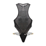 Mesh-Lace Bodysuit