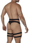 Garter Thongs Two Piece Set