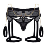 Garter Thongs Two Piece Set