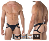 3PK Double Strap Jockstrap