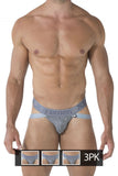 3PK Double Strap Jockstrap