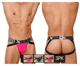 3PK Double Strap Jockstrap