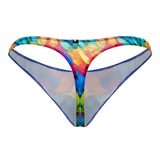 Printed Microfiber Thongs