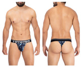 Printed Microfiber Thongs