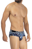 Printed Microfiber Hip Briefs