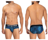 Printed Microfiber Hip Briefs