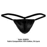 Satin Lycra Posing Strap Thong