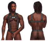 Elastic Studded Harness with Ring