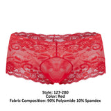 Sassy Lace Mini Short Sheer Pouch