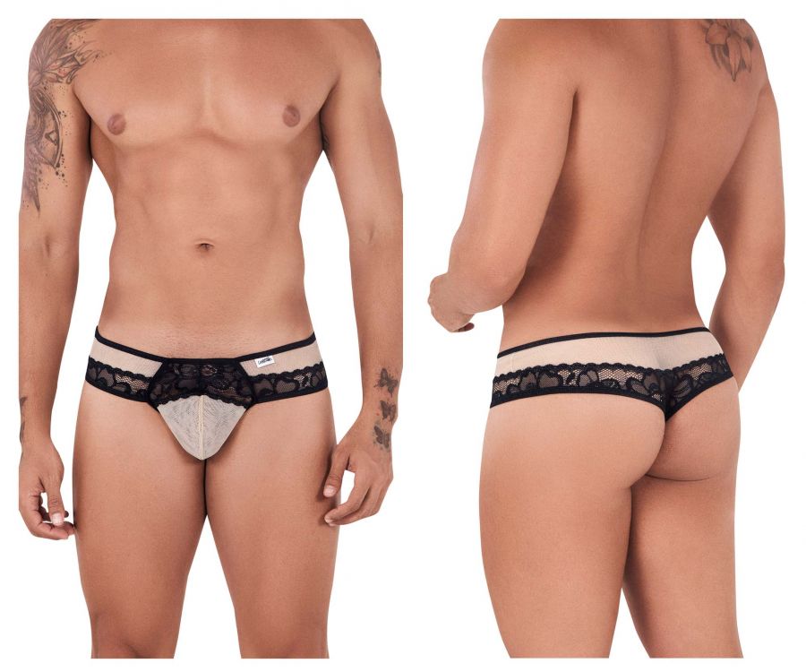 Mesh-Lace Thongs