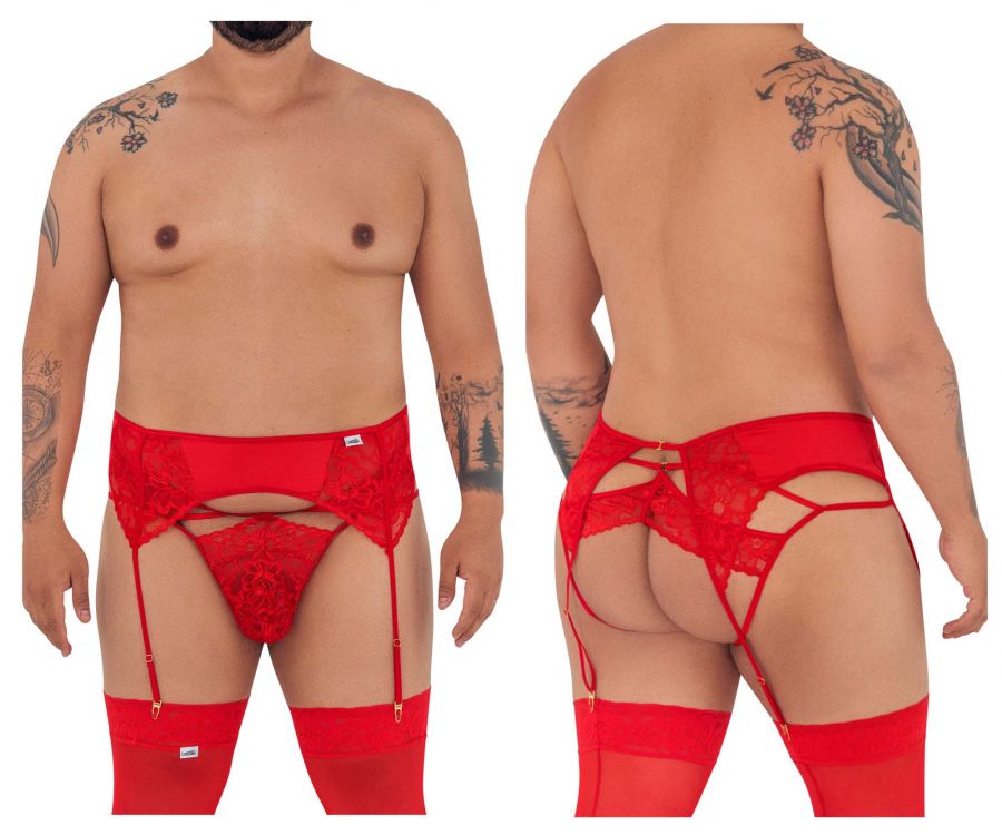 Lace Garter-Jockstrap Outfit