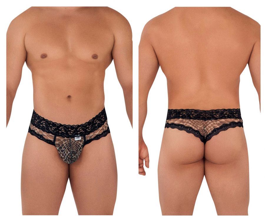 Mesh-Lace Thongs