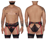 Garter Thongs Two Piece Set