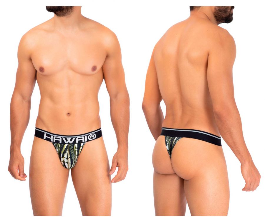 Printed Microfiber Thongs