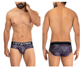 Printed Microfiber Hip Briefs