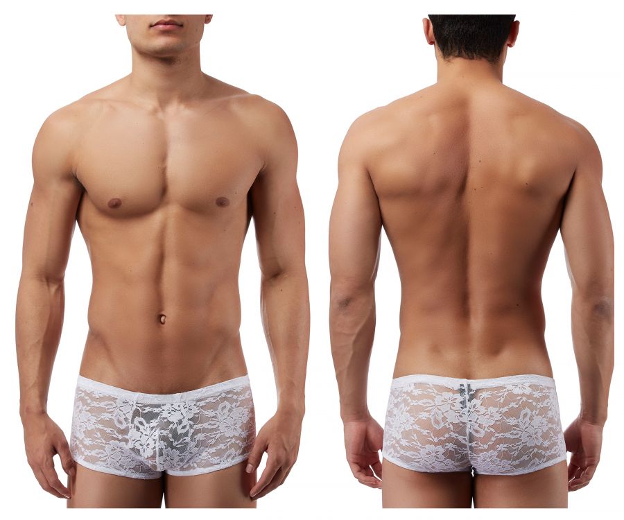 Stretch Lace Mini Short Boxer Briefs