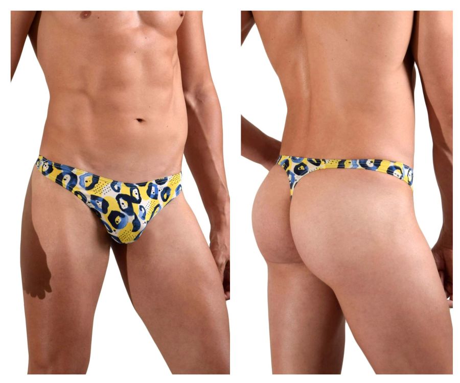 Leopard Art Thongs